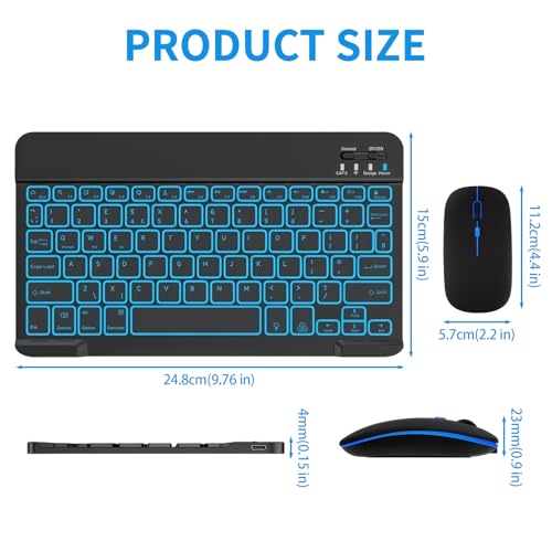 Teclado y mouse inalámbrico silencioso para trabajar sin ruidos 2