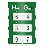 achilles Tennis Spielstand Anzeigetafel L, Spielstandanzeige, professionelle Tennistafel, Indoor-Outdoor, 60x90cm, 1 Stück