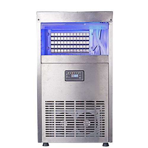 s Maker Machine Countertop,Commercial Ice Cube Maker, Makes 121Lbs Ice in 24 Hrs-Ice Cubes Ready in 12 Mins, Electric Cube Ice Machine Could Be Used in Hotel,Restaurant,Bar,Home Office