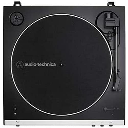 Audio-Technica LP60XBTWH Vollautomatischer Stereo-Plattenspieler mit Riemenantrieb Weiß