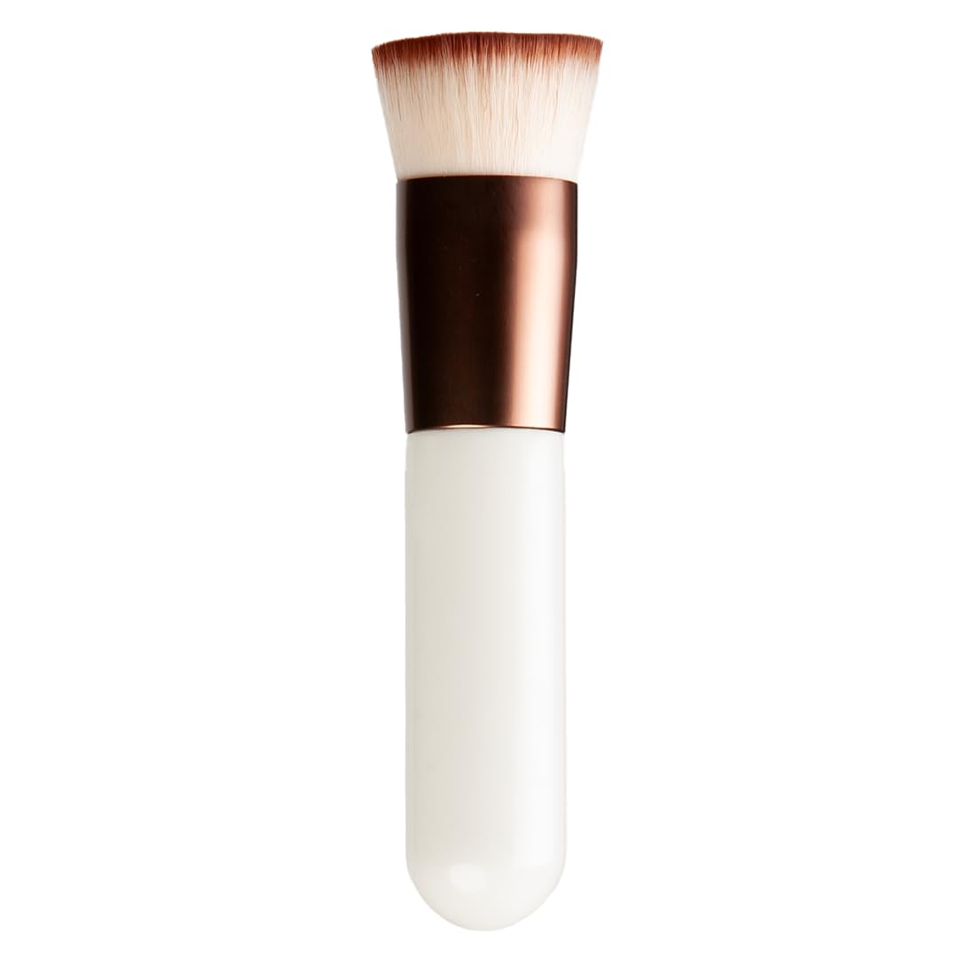 Bluet B Beauty - Brocha de Maquillaje Facial - Brocha Base de Maquillaje Fluido - Perfecto para Bases Cremosas, Líquidas o en Polvos - Ideal para tu Estuche de Brochas de Maquillaje