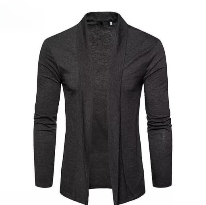 Image of TRIKSH International || Premium Men's Cotton Open Shrug | Full Sleeve Cotton Open Long Cardigan for Men | Best for Casual Wear,Plain Shrug