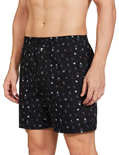 Van Heusen Men Boxer Shorts - 100% Combed Cotton - Allover Print, Side Pocket, Side Slits - Image 3