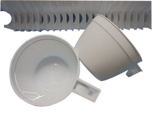 Pz 100 tazza bianca ml 165 per cappuccino con