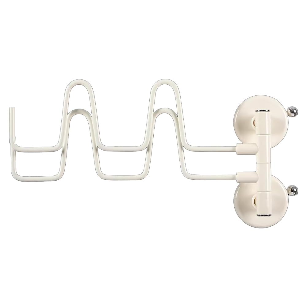CTRLZS Rotatable Suction Cup Shoe Rack - Slipper Hanger for Bathroom & Balcony, Wall Mounted with Water Draining Feature