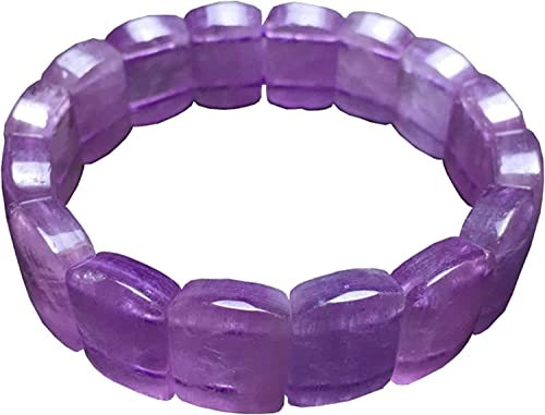 Bracelet violet kunzite rectangle pour sublimer un poignet sans éclat