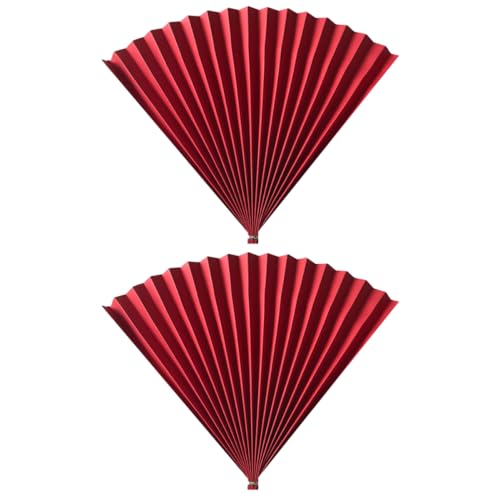 Confezione Di Ventagli Di Carta Antica Per Foto - 2 Pieghevoli Per Trucco Cosmetici E Decorazioni - Lavorazione Artigianale Di Qualità E Facile Manutenzione