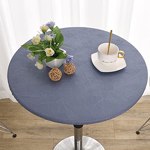 Elastic Edged Vinyl Round Fitted Tablecloth - Image 3