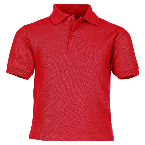 Fruit of the Loom - Fruit of the Loom Boys' Polo Shirt red red 9 Years