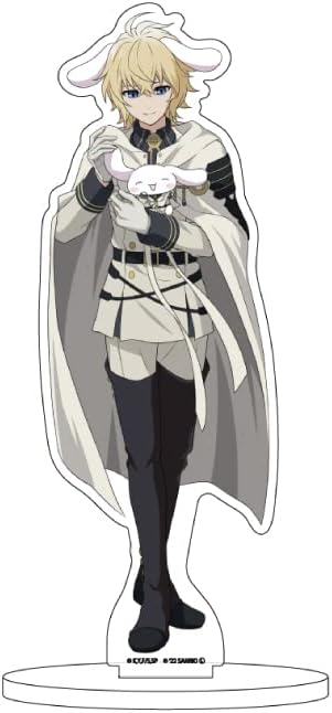 A3 Seraph of The End x Sanrio Characters 02 Mikaela Hyakuya x Cinnamoroll [Illustrated Illustration] Character Acrylic Figure
