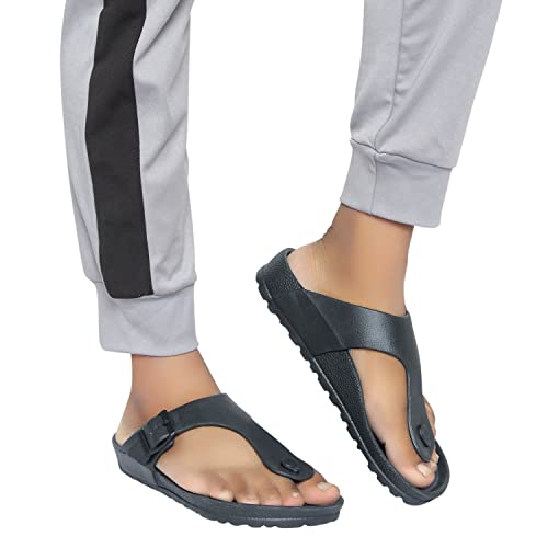 Image of Hygear Men's Orbital EVA Slippers | Ultra Soft Cushion | Lightweight | Waterproof |Stylish | Anti-Skid | Comfortable Daily Wear Slippers for Men