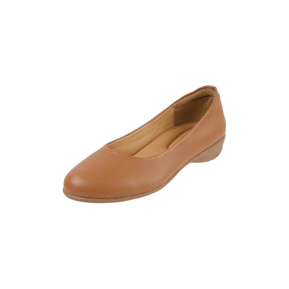 Mochi Women Tan Synthetic Comfort Casual Slip-On Ballerinas UK/6 EU/39 (31-672) (B0DGQGPQCK) Amazon Price History, Amazon Price Tracker