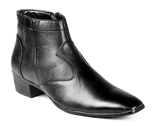 Image of BXXY Men's Height Increasing Formal Faux Leather Boots