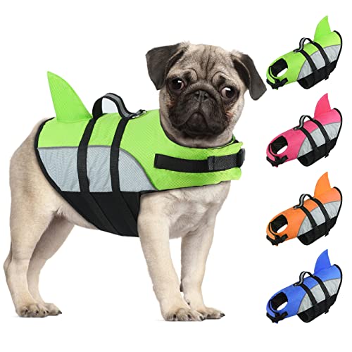 The Baltic Cat Life Jacket 8 ALAGIRLS Small Dog Shark Life Jacket for Swimming Boating Kayak, ...