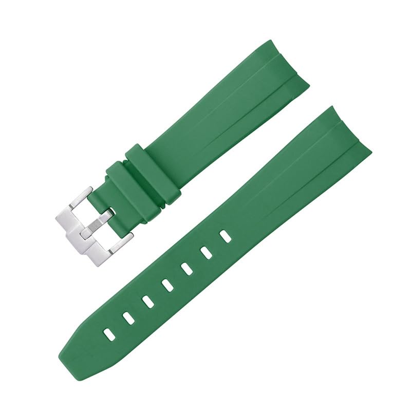 Bracelet caoutchouc pour Omega Speedmaster 20mm élégant et sans écart avec boucle or rose