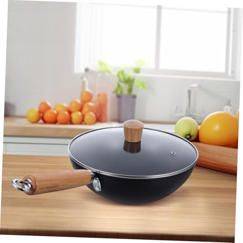 Mini Wok de Hierro con Mango de Madera Ergonómico miniatura 7