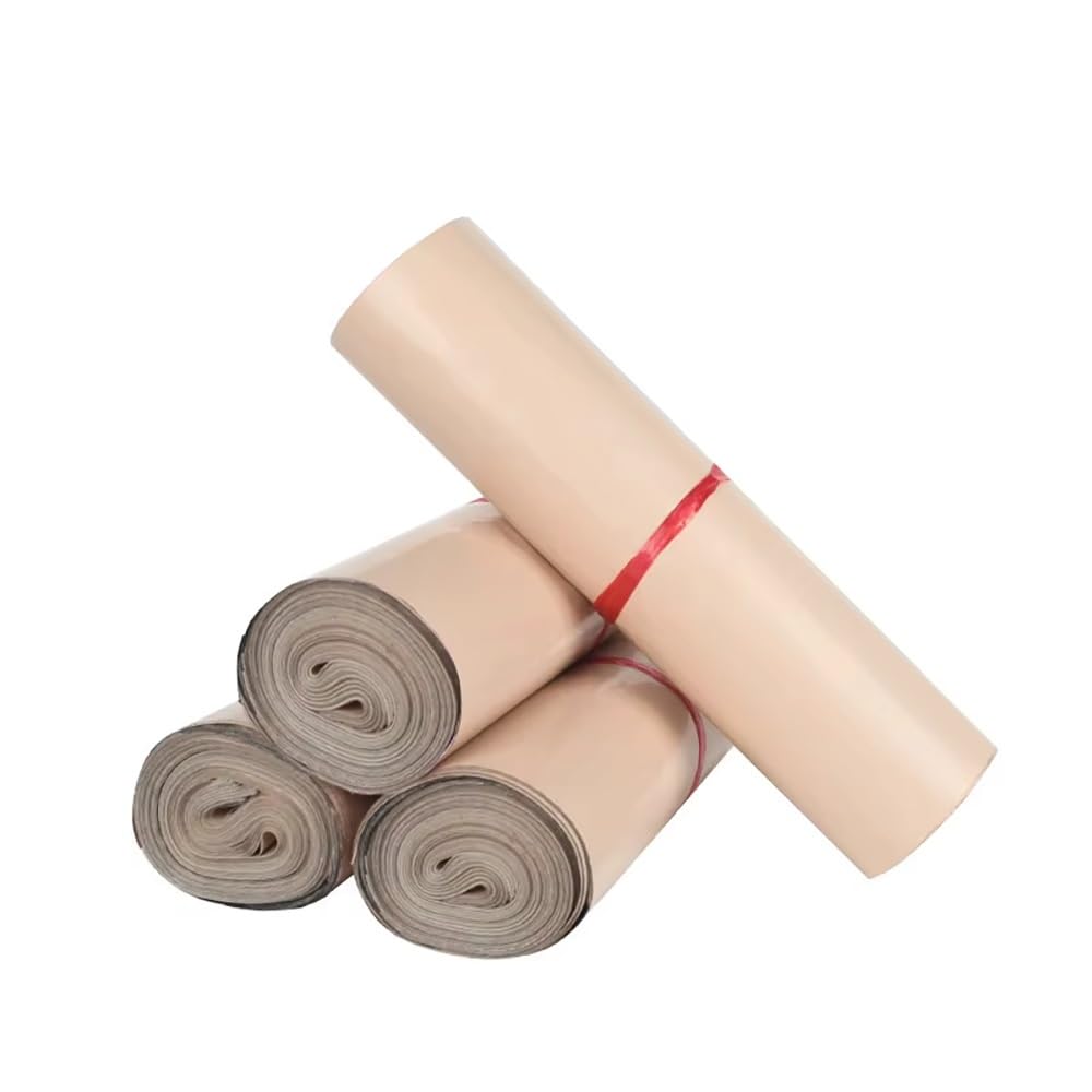 50 Pezzi Busta for Spedizione Busta for Spedizione in Plastica Busta for Spedizione in Albicocca for Imballaggio Espresso Busta for Spedizione Impermeabile for Indumenti Ispessita(40x55cm)