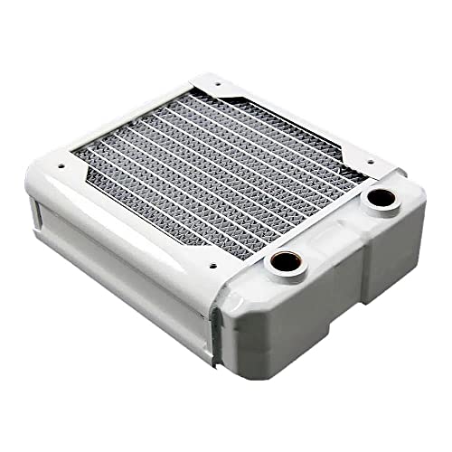 Radiador Black Ice Nemesis 120GTX Dual-Core blanco refrigeración líquida PC modular de 120mm