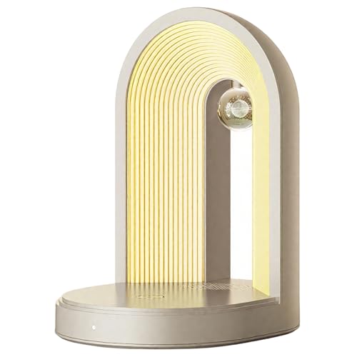 Cargador inalámbrico 3 en 1 con altavoz 5.0 y luz LED para iPhone 12 blanco