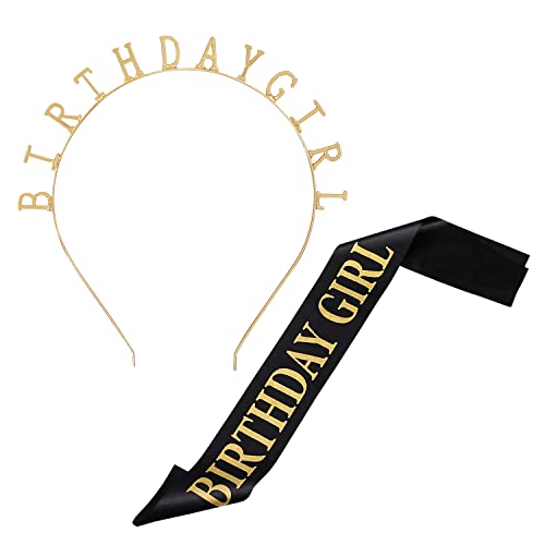 Party Propz Birthday Sash and Crown, Satin