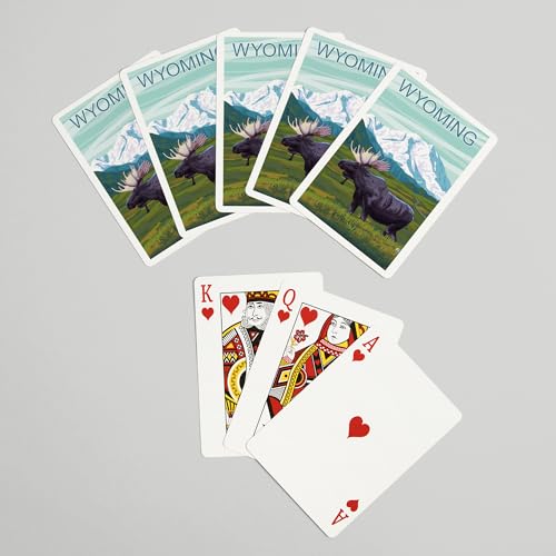 Naipes Póker Wyoming Moose y Montaña Nevada 52 Cartas miniatura 7