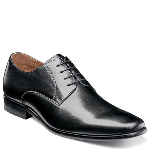 Florsheim Postino Plain Toe Oxford Men's Oxford, 9.5 D(M) US, Black-Black
