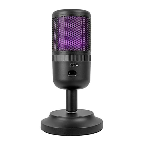 Microfone Mancer Horcrux, Rgb, Usb, Preto, MCR-HCRX-BL01