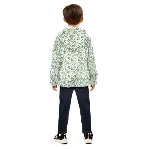 Leaf Boys Fleece Coat,Children's Zip-Up Hoodie Jacket,Baby Warm Fashion Outerwear 3-10T,A1133844