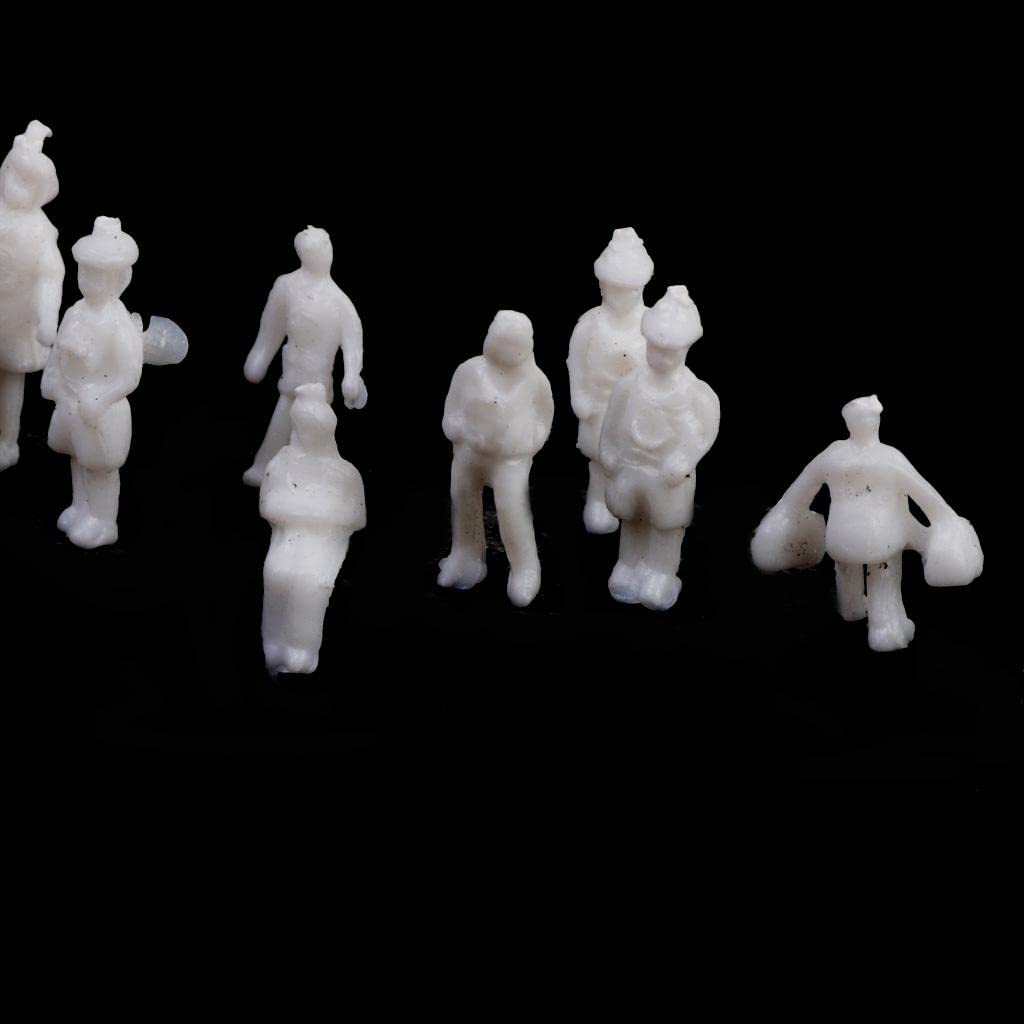 Vaveren Set of 200 Miniature People Figures for DIY Diorama Building and Decoration, 1:200