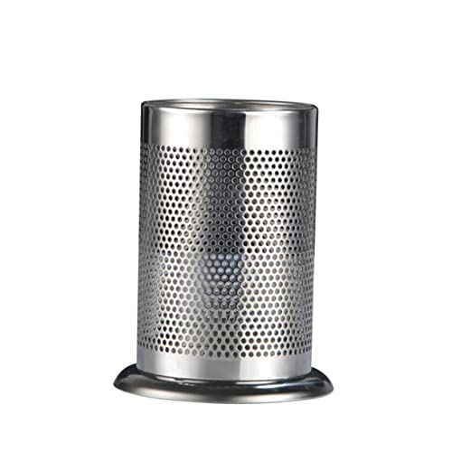 Gatuida titular de utensilios rugerizado organizador de utensilios de cocina taza de utensilio de cocina vajilla Poseedor ayudante de cocina Organizador de herramientas de cocina. Silver