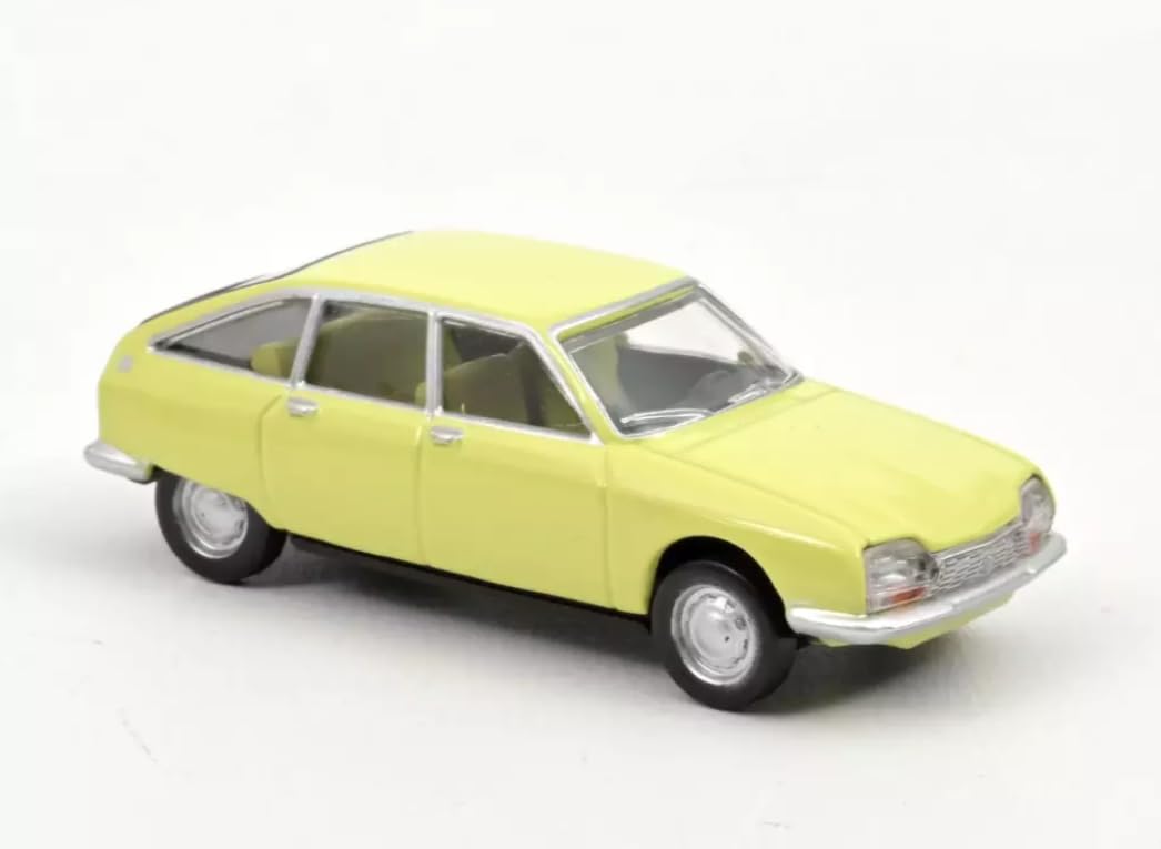 OPO 10 - Model car compatible with Citroën GS 1970 scale 1:64 3 inches 7.5cm Norev - Yellow 191514