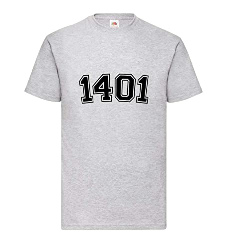 T-shirt homme gris grande taille XXXL modèle 1401 coupe ample
