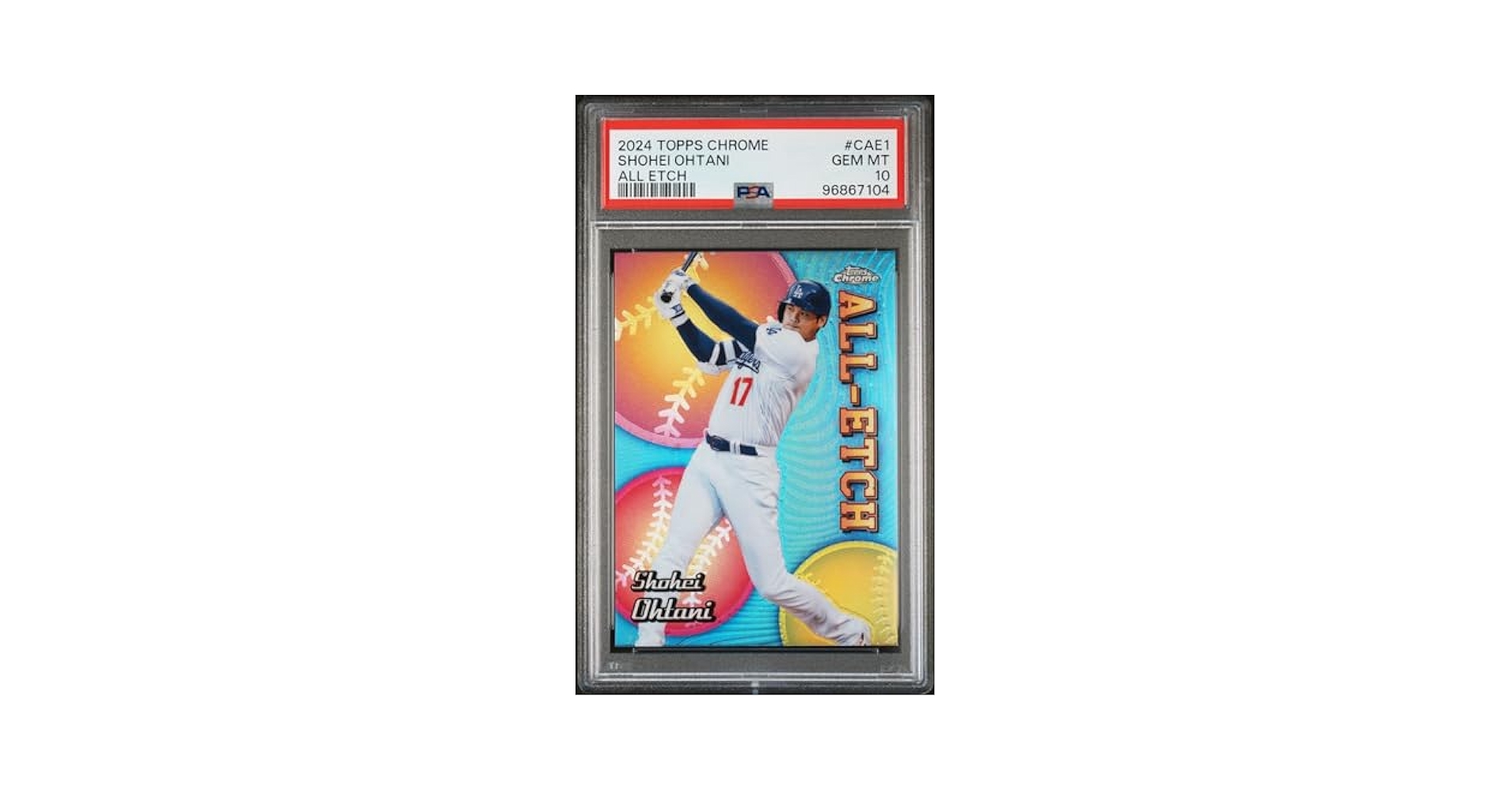 Amazon.com: Graded 2024 Topps Chrome Shohei Ohtani #CAE1 All