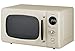 Daewoo KOR07R3ZEC 0.7 cu. ft 700W Retro Countertop Microwave Oven, Cream