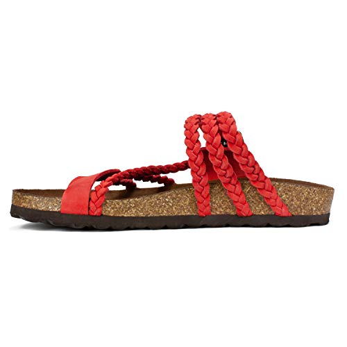 Image of White Mountain Women's Hayleigh Braided Footbed Sandal