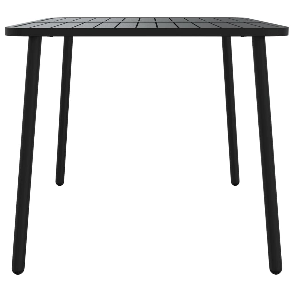 Mesa de Jardín vidaXL Acero Gris Antracita 110x80x71 cm, Mesa de Exterior, Muebles de Jardín