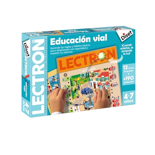 Diset Lectron Educación Vial - Juego Educativo para niños de 4 a 7 años