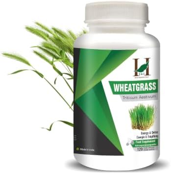 H&C Herbal Ingredients Expert Wheat grass - 450mg - 120 Capsules for Immunity Booster & Blood Purifier - Pack of 1