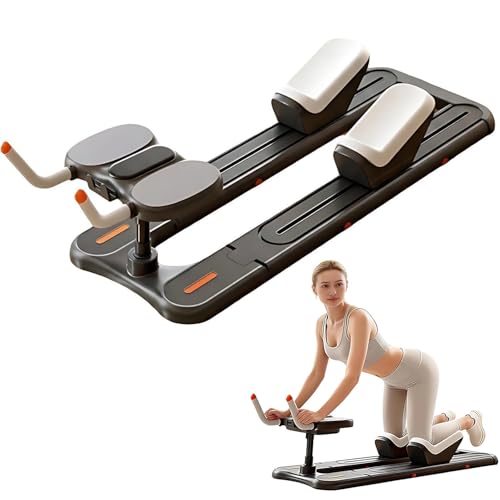 SAIYERUS Spine Twist & Stretch Trainer, gelenkschonendes Heimfitnessgerät, Belastbarkeit bis 100kg, 74cm Bewegungsreichweite, inklusive Handyhalterung, für Taillenstraffung & Rumpfmuskelaktivierung