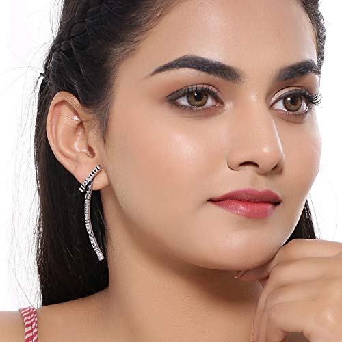 Oxidised Plating Brass Boho Dangler Earrings