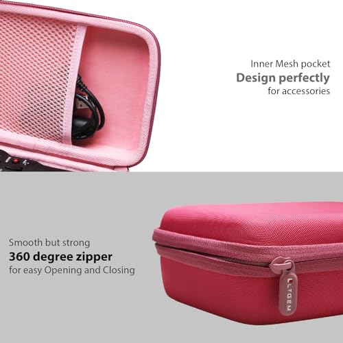 Image of Case for Sony ZV-1F /ZV-1 /ZV-1 II Vlog Digital Camera and Tripod Rose