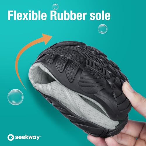 Image of SEEKWAY Mens Womens Water Shoes Quick-Dry Aqua Sock Barefoot Athletic Sports Shoes for Outdoor Beach Swim surf Walking Diving Boating Hiking Pool