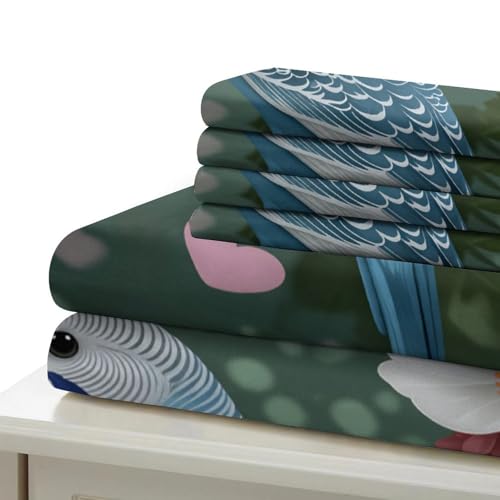 Parure de lit attrape-rêves bleu 3D au confort effet soie - 7