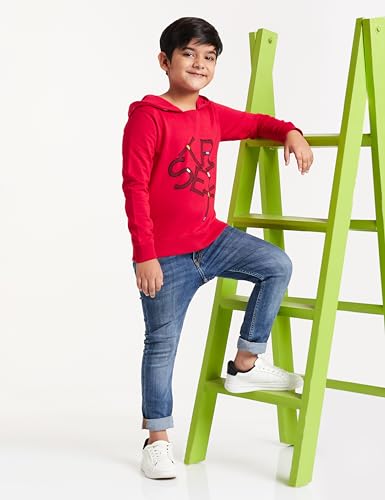 Image of Amazon Brand - Jam & Honey Boys Lightweight Sweatshirt