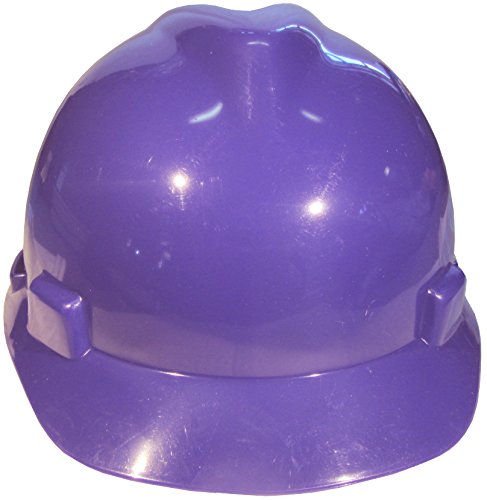 Msa V Cap Style Hard Hats W/ Fastrac Iii Suspensions And Handy Tote Bag - Purple #TOP1