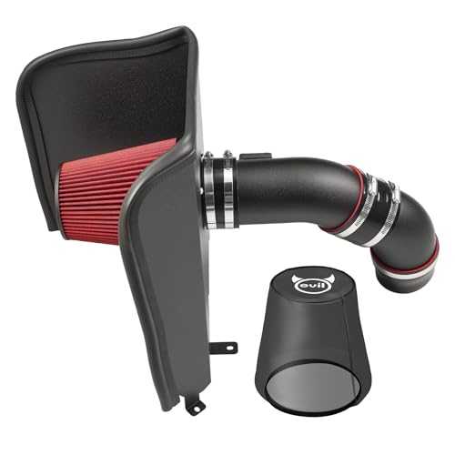 EVIL ENERGY Cold Air Intake Compatible for 2012-2021 Toyota Tundra 5.7L, Increases Horsepower, Towing Performance & Acceleration, Includes Heat Shield & Pre-Filter, Black
