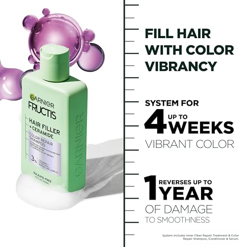 Garnier 0603084082995 Fructis Hair Filler Color Repair Shampoo With Ceramide thumb #3