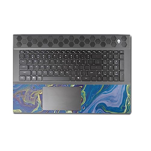 Image of MightySkins Skin Compatible With Alienware M18 R1 (2023) Full Wrap Kit - Blue Pour | Protective, Durable, and Unique Vinyl Decal wrap cover | Easy To Apply, Remove, and Change Styles | Made in the USA