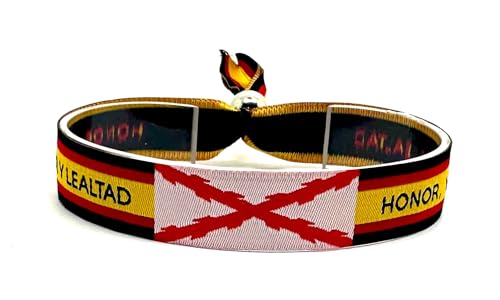 Pulsera Cierre Metalico Ajustable Unisex Hombre y Mujer Regulable Bandera...