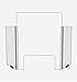 Clear Acrylic Triple Panel Sneeze Guard (24